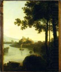 Richard Wilson River Scene with Castle, china oil painting image